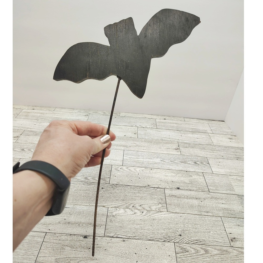 Wooden Bat Halloween Decor Prop‎ Gothic Spooky Yard Art Decoration